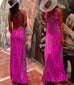 Meridress Criss Cross Open Back Tie Dye Maxi Dress(6 Colors Available)