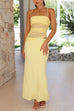 Meridress Spaghetti Strap Cut Out Waist Splice Maxi Dress