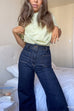 Meridress Straight Leg High Waist Pocketed Jeans