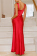 Meridress V Neck Sleeveless Maxi Party Dress