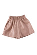 Meridress Elastic Waist Pocketed Faux Leather Shorts