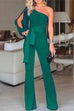 Meridress Cold One Shoulder Jumpsuit(7 Colors)