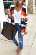 Meridress Colorful Striped Sweater Cardigan