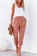 Meridress Elastic Waist Soft Cotton Joggers with Pockets(5 Colors Available)