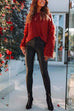 Meridress Stylish Tassel Long Sleeve Knit Pullover Sweater