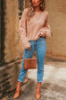 Meridress Stylish Tassel Long Sleeve Knit Pullover Sweater