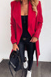 Meridress Lapel Open Front Long Sleeve Cardigans