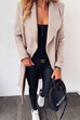 Meridress Lapel Open Front Long Sleeve Cardigans