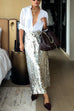 High Waist Sequin Shiny Maxi Skirt