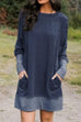 Meridress Maureen Pockets Cozy Autumun Sweatershirt Dress