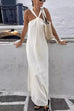 Meridress Chic Sleeveless Flowy Maxi Holiday Dress