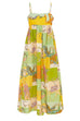 Meridress Bow Knot Back Dinosaur Printed Cami Maxi Holiday Dress