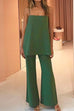 Meridress Elegant Cami Top and Wide Leg Pants Solid Set