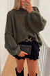 Meridress Drop Shoulder Plain Casual Pullover Sweater