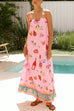 Meridress Strapless Tube Dolce Vita Holiday Print Maxi Dress