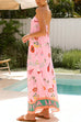 Meridress Strapless Tube Dolce Vita Holiday Print Maxi Dress