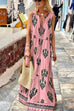 Meridress Tassle Deep V Neck Sleeveless Printed Maxi Swing Holiday Dress