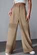 Meridress High Rise Wide Leg Pocketed Baggy Pants