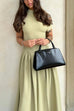 Meridress Elegant Asymmetric Shoulder Pleated Swing Maxi Dress