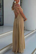 Meridress Halter Cut Out Backless Beach Cover Up Maxi Dress