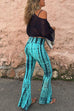 Meridress High Waist Tie Dye Bell Bottoms Tie Dye Pants