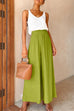 Meridress Elastic Waist Wide Leg Palazzo Pants