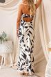 Meridress Geometric Printed Tube Top Maxi Party Dress