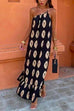 Meridress Tie Knot One Shoulder Boho Printed Maxi Vacation Dress