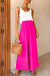 Meridress Elastic Waist Wide Leg Palazzo Pants