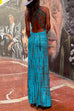 Meridress Criss Cross Open Back Tie Dye Maxi Dress(6 Colors Available)