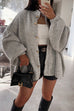 Meridress Drop Shoulder Button Up Slouchy Sweater Cardigan