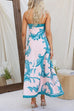 Meridress Strapless Tube Unique Print Swing Maxi Dress