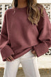 Meridress Crewneck Drop Shoulder Relax Fit Casual Sweater