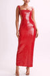 Meridress Sleeveless Open Back Sequin Bodycon Maxi Party Dress