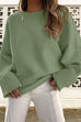 Meridress Crewneck Drop Shoulder Relax Fit Casual Sweater