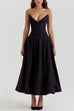 Meridress V Neck Strapless Corset Swing Maxi Dress