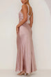 Meridress V Neck Sleeveless Maxi Party Dress