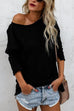 Meridress Solid Long Sleeves Cozy T-shirt