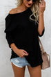 Meridress Solid Long Sleeves Cozy T-shirt