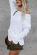 Meridress Solid Long Sleeves Cozy T-shirt